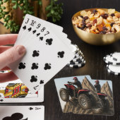 Quad-Abenteuer-Spielkarten Spielkarten (In Situ)
