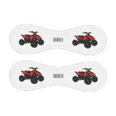 Quad atv Cartoon Illustration Baseball (Paneele)