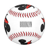 Quad atv Cartoon Illustration Baseball (Vorderseite)