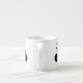Quad atv Cartoon Illustration Espressotasse (Rückseite)