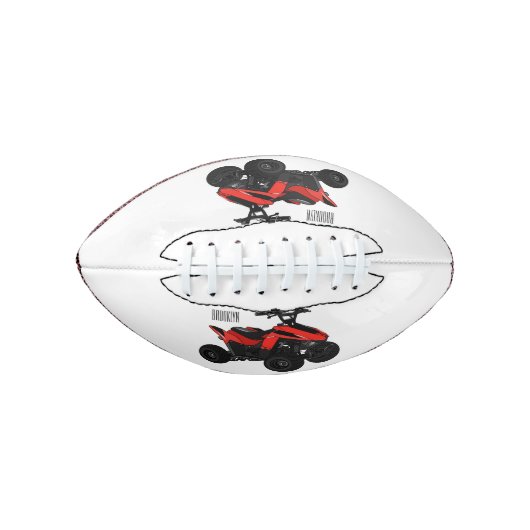 Quad atv Cartoon Illustration Football (Vorderseite)