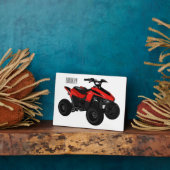 Quad atv Cartoon Illustration Fotoplatte (Seite)