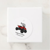Quad atv Cartoon Illustration Geschenkanhänger (Beispiel)