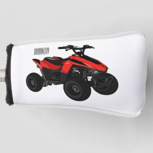 Quad atv Cartoon Illustration Golf Headcover