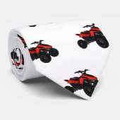 Quad atv Cartoon Illustration Krawatte (Gerollt)