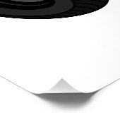 Quad atv Cartoon Illustration Poster (Ecke)