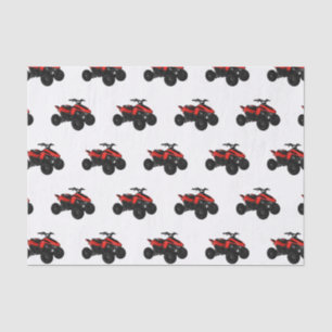 Quad atv Cartoon Illustration Seidenpapier