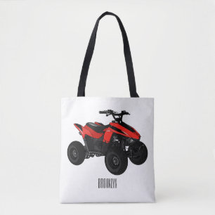 Quad atv Cartoon Illustration Tasche