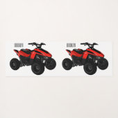 Quad atv Cartoon Illustration Yogamatte (Rückseite (Horizontal))