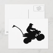 Quad - ATV Postkarte (Vorne/Hinten)