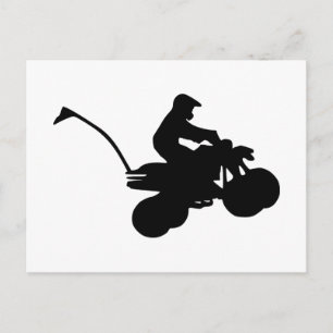 Quad - ATV Postkarte