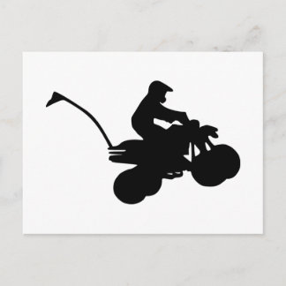 Quad - ATV Postkarte