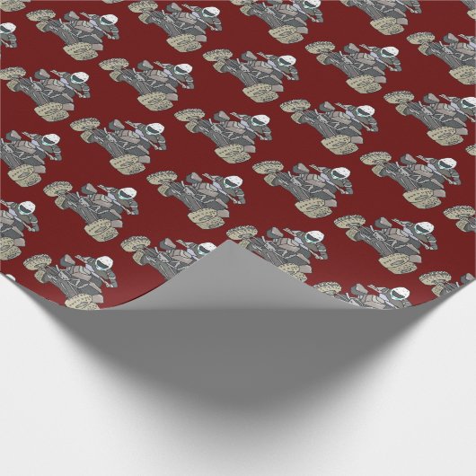 Quad Biking Geschenkpapier (Ecke)