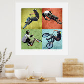 Quad BMX, Copyright Karen J Williams Poster (Küche)