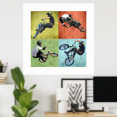 Quad BMX, Copyright Karen J Williams Poster (Heimbüro)