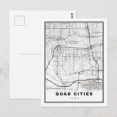 Quad Cities Karte (Vorne/Hinten)