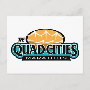 Quad Cities Marathon Postkarte