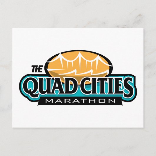 Quad Cities Marathon Postkarte (Vorderseite)