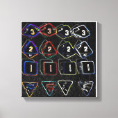 Quad Dice-Leinwand Leinwanddruck (Vorderseite)