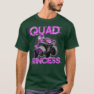 Quad Princess ATV 4 Wheeler Quad Offroad-MX T-Shirt