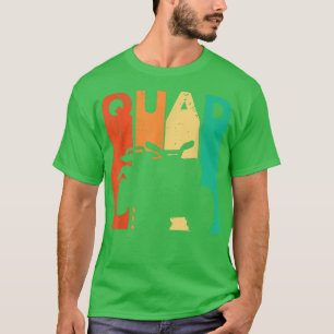 Quad Retro ATV Vintag 4x4 Offroad Biker 1266 T-Shirt