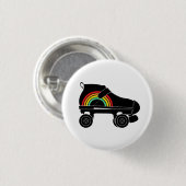 Quad Skate Regenbogen Button (Vorne & Hinten)