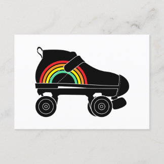 Quad Skate Regenbogen Einladung