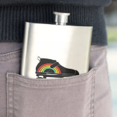 Quad Skate Regenbogen Flachmann (Beispiel)