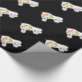 Quad Skate Regenbogen Geschenkpapier (Ecke)