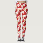 Quad Skate Regenbogen Leggings (Vorderseite)
