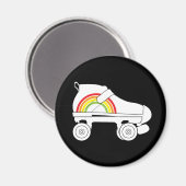 Quad Skate Regenbogen Magnet (Vorderseite/Rückseite)