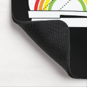 Quad Skate Regenbogen Mousepad (Ecke)