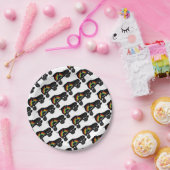 Quad Skate Regenbogen Pappteller (Party)