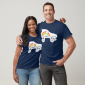 Quad Skate Regenbogen T-Shirt (Unisex)