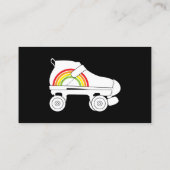 Quad Skate Regenbogen Visitenkarte (Rückseite)