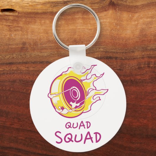 Quad Squad Schlüsselanhänger (Vorderseite)