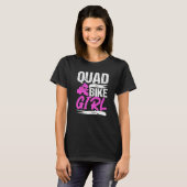 Quad-Vierrad-Fahrzeug Frauen Quadding Quad-Mudding T-Shirt (Vorne ganz)