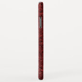 Quadrados pequenos vermelho sobreposto encharcados Case-Mate iPhone hülle (Hinten/Rechts)