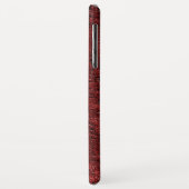 Quadrados pequenos vermelho sobreposto encharcados Case-Mate iPhone hülle (Hinten/Links)