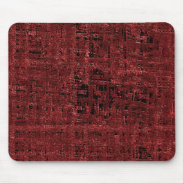 Quadrados pequenos vermelho sobrepostos encharcado mousepad