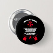 Quadragenarian Birthday Button (Vorne & Hinten)