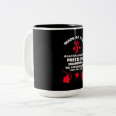 Quadragenarian Birthday Zweifarbige Tasse (Vorderseite Links)