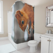 QUADRAL AUF BÄUME DUSCHVORHANG (Beispiel)