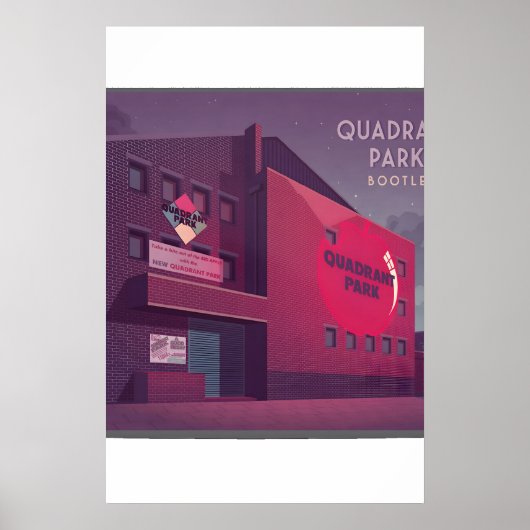 Quadrant Park Nightclub Bootle Plakat (Vorne)