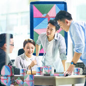 Quadrants  geschenkpapier set