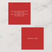Quadrat 2,5"x2,5" Standard-matte Visitenkarte (Vorne/Hinten)