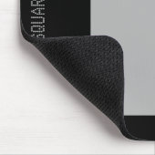 Quadrat - 30pc Grau und Schwarz Mousepad (Ecke)
