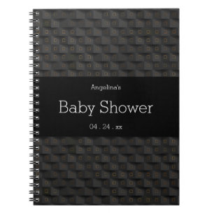 Quadrat 3D-Musterliste Notizblock