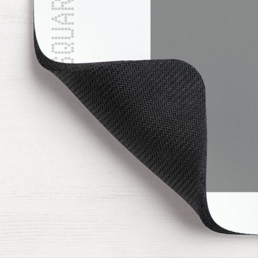 Quadrat - 50pc Grau und Weiß Mousepad (Ecke)