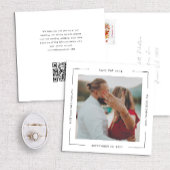 Quadrat Aller Textrahmen Save the Date minimal